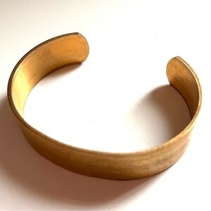 *SOLD*BRASS CUFF BRACELET